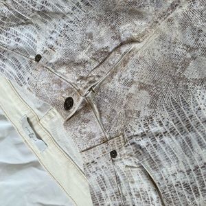 7 for all mankind snake print jeans- rare